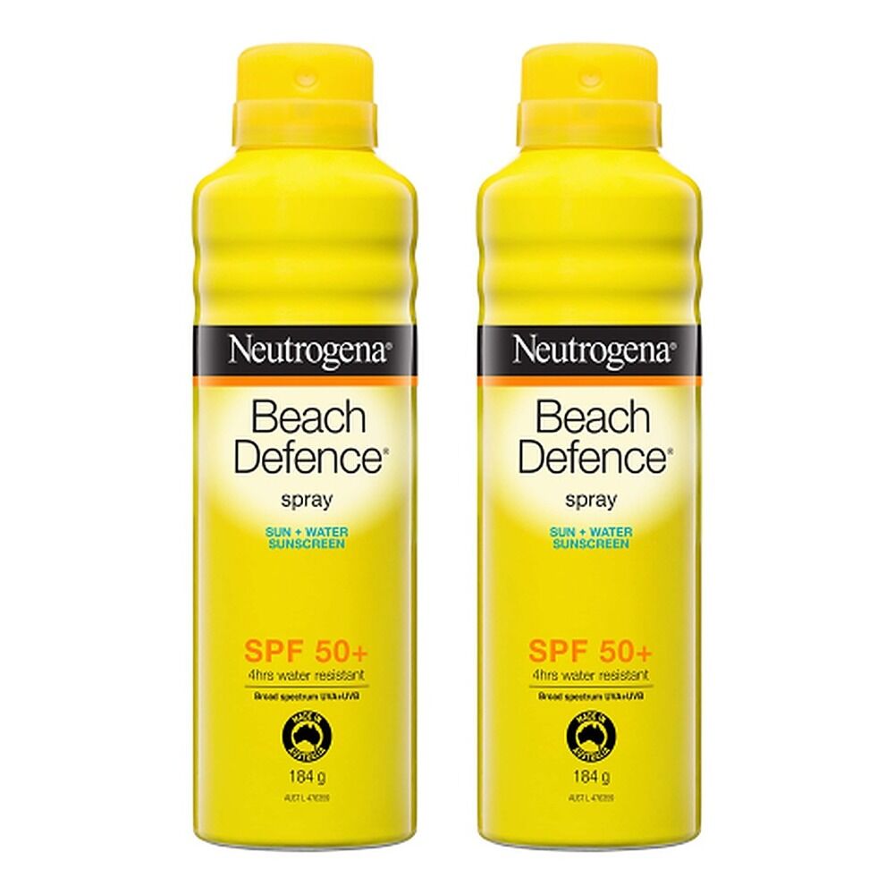 Neutrogena Beach Defence Spray SPF50+ 184g Pack of 2