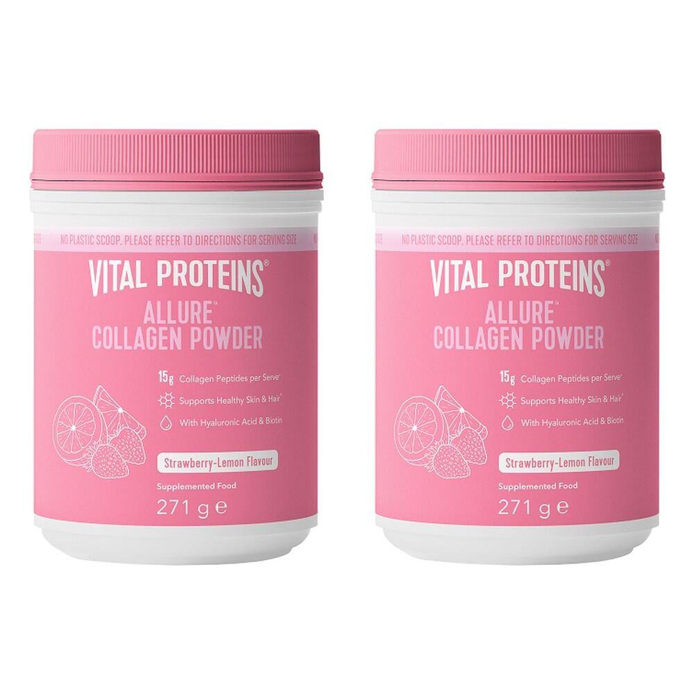 Vital Proteins Allure Collagen Powder Strawberry-Lemon 271g Pack of 2