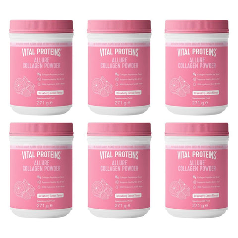 Vital Proteins Allure Collagen Powder Strawberry-Lemon 271g Pack of 6