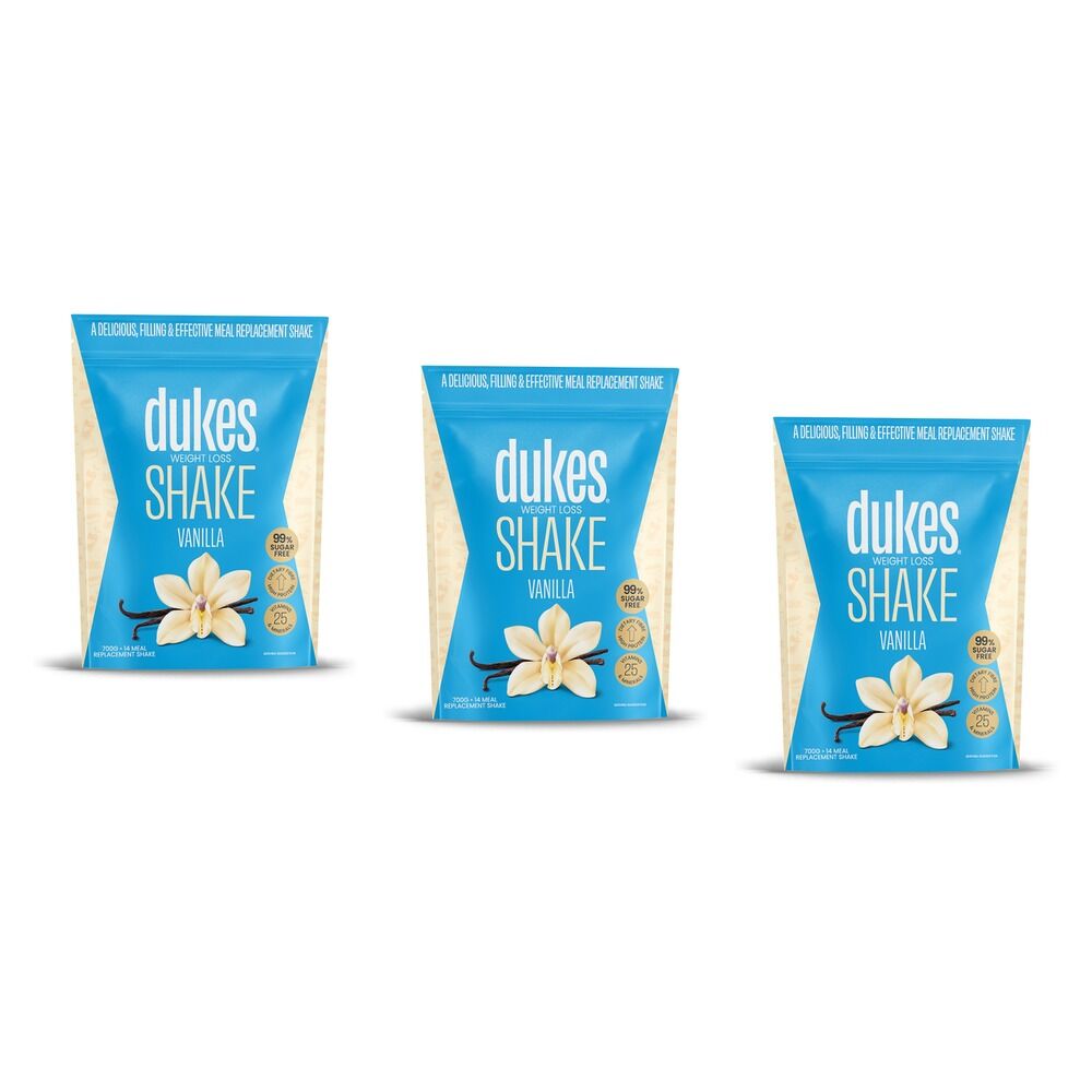 Dukes Weight Loss Shake Vanilla 700g Pack of 3