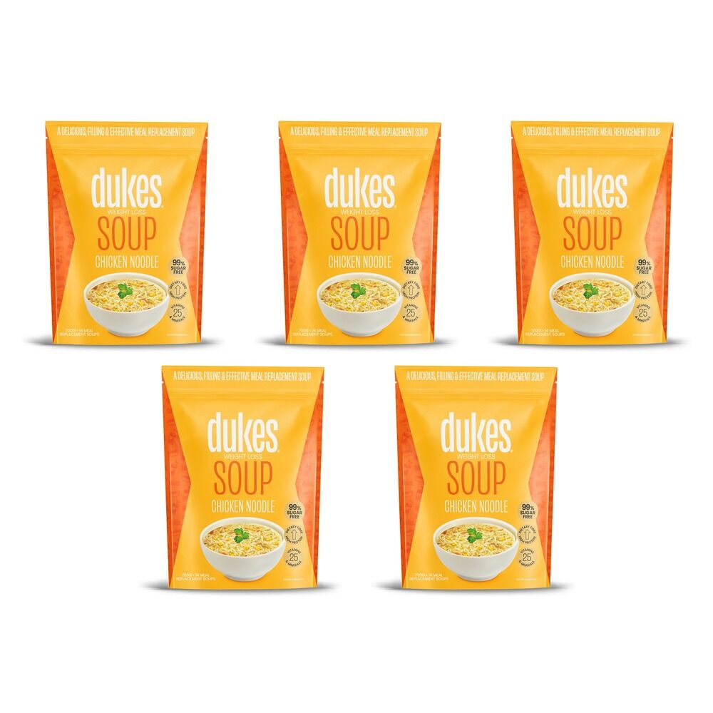 Dukes Weight Loss Soup Chicken Noodle 700g Pack of 5