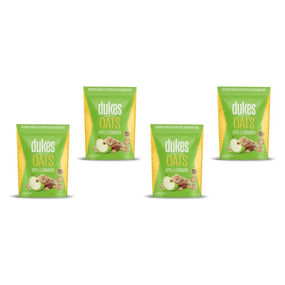 Dukes Weight Loss Oats Apple & Cinnamon 700g Pack of 4