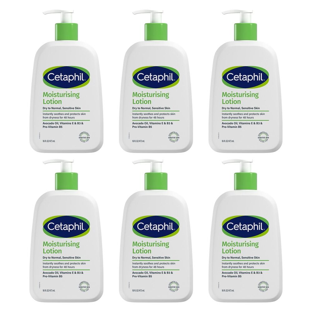 Cetaphil Moisturising Lotion 473mL Pack of 6