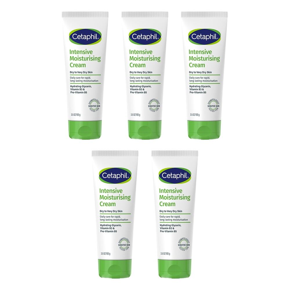 Cetaphil Intensive Moisturising Cream 100g Pack of 5