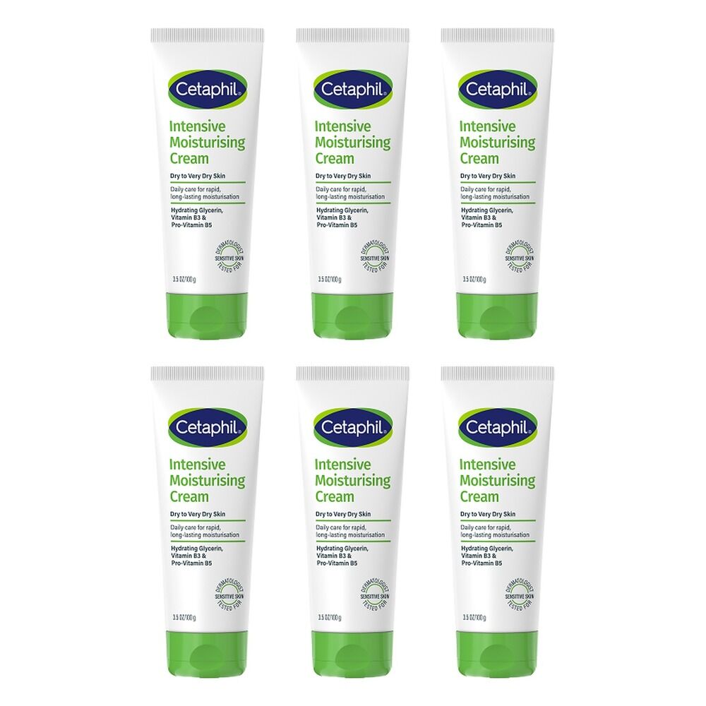 Cetaphil Intensive Moisturising Cream 100g Pack of 6