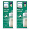 Philips Avent Natural Response 240mL Glass Baby Bottle Pack of 2