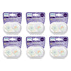 Philips Avent Ultra Start Soother Nighttime Glow 0-2 Months 2 Pack Bundle of 6