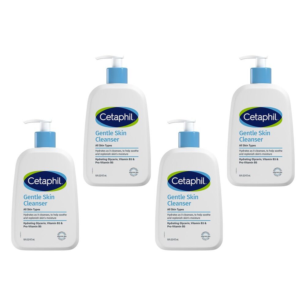 Cetaphil Gentle Skin Cleanser 473mL Pack of 4