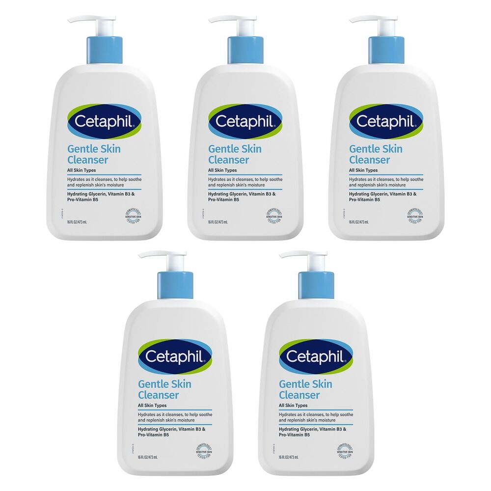 Cetaphil Gentle Skin Cleanser 473mL Pack of 5