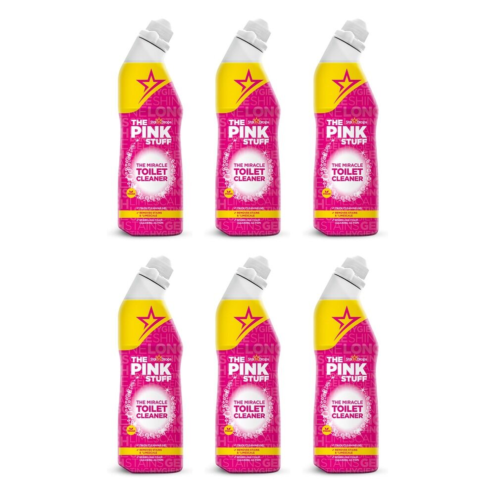 The Pink Stuff Miracle Toilet Cleaner 750mL Pack of 6
