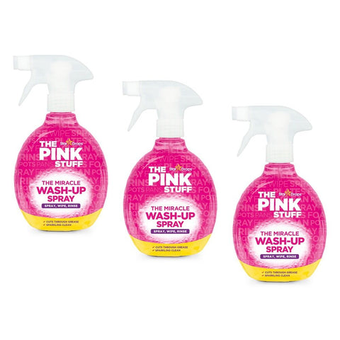 The Pink Stuff Wash Up Spray 500mL Pack of 3
