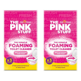 The Pink Stuff Miracle Foaming Toilet Cleaner 3 Pack Bundle of 2