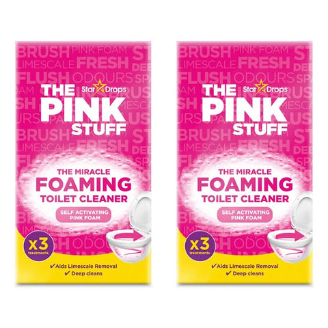 The Pink Stuff Miracle Foaming Toilet Cleaner 3 Pack Bundle of 2