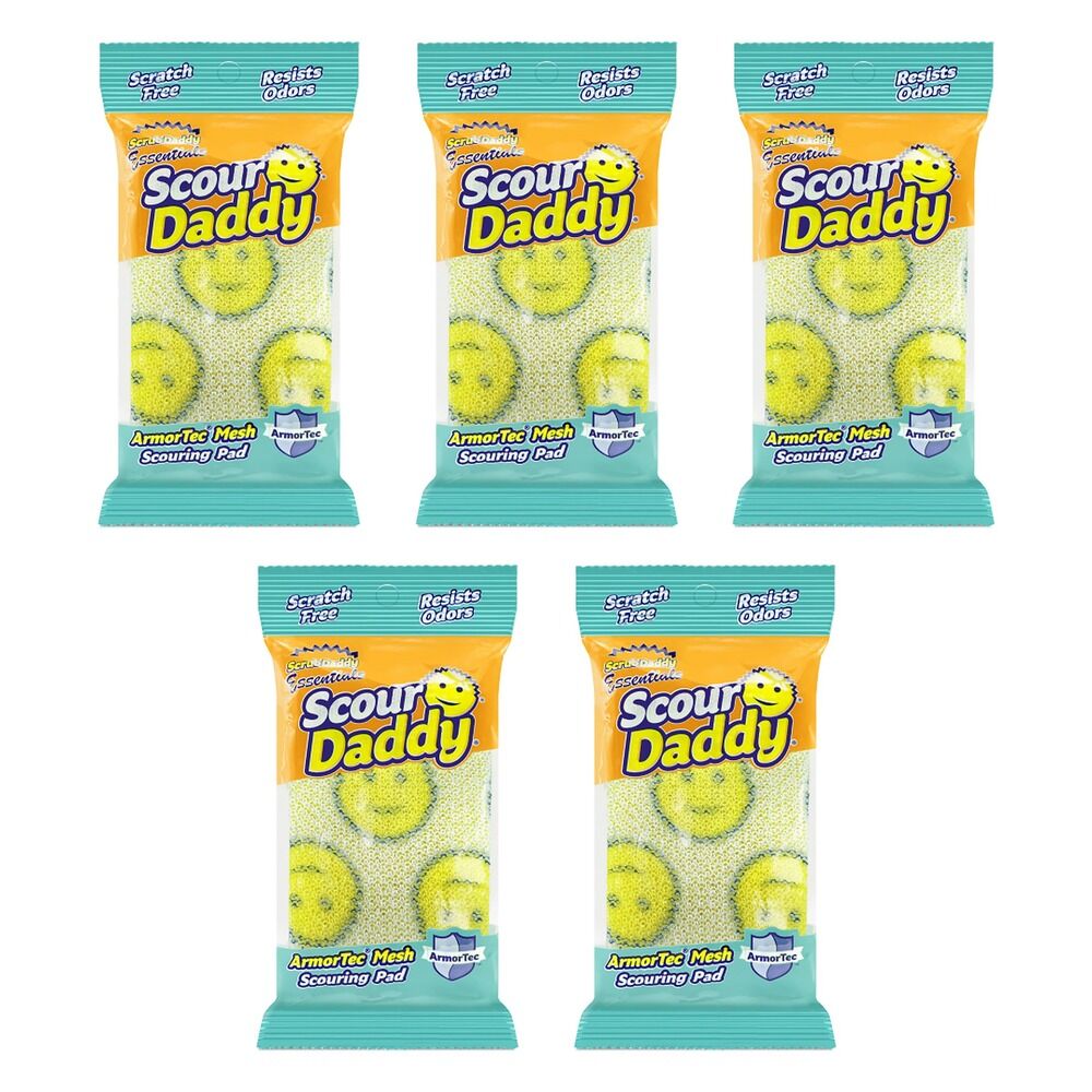 Scrub Daddy Essentials Scour Daddy Pack of 5