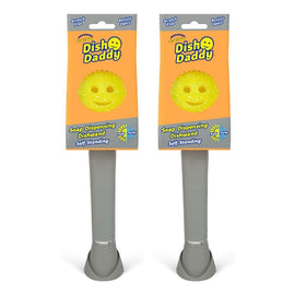 Scrub Daddy Dish Daddy Silver Pack of 2