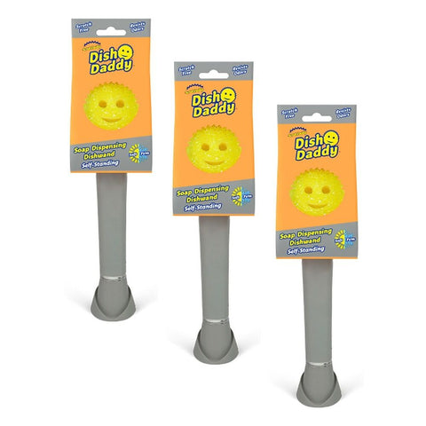 Scrub Daddy Dish Daddy Silver Pack of 3