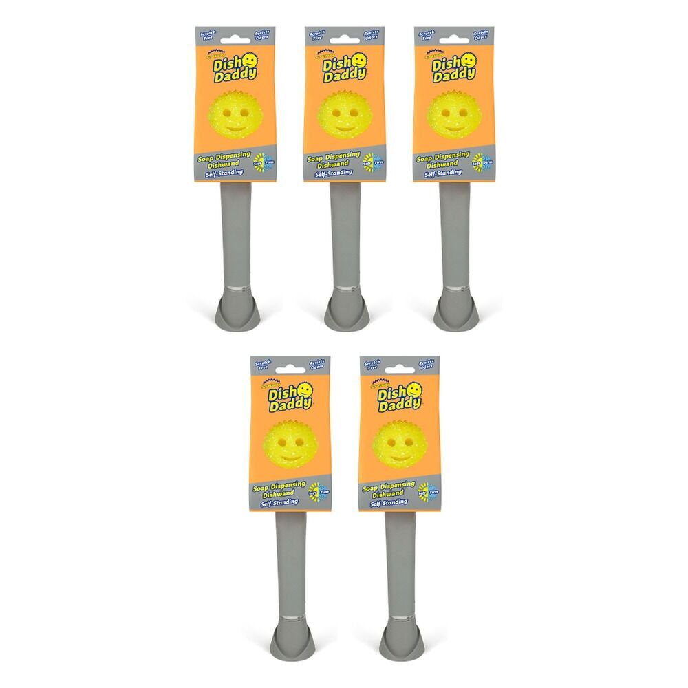 Scrub Daddy Dish Daddy Silver Pack of 5