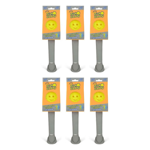 Scrub Daddy Dish Daddy Silver Pack of 6