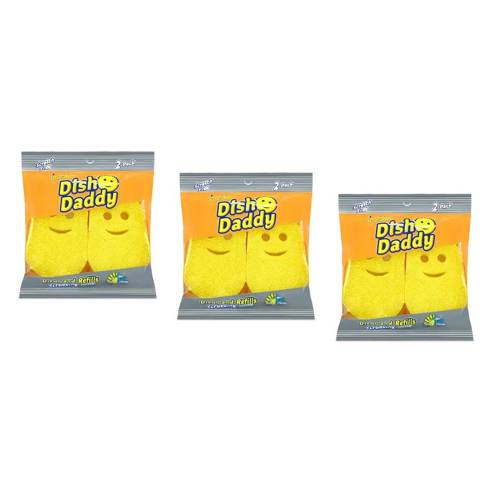Scrub Daddy Dishwand Refills Pack of 3