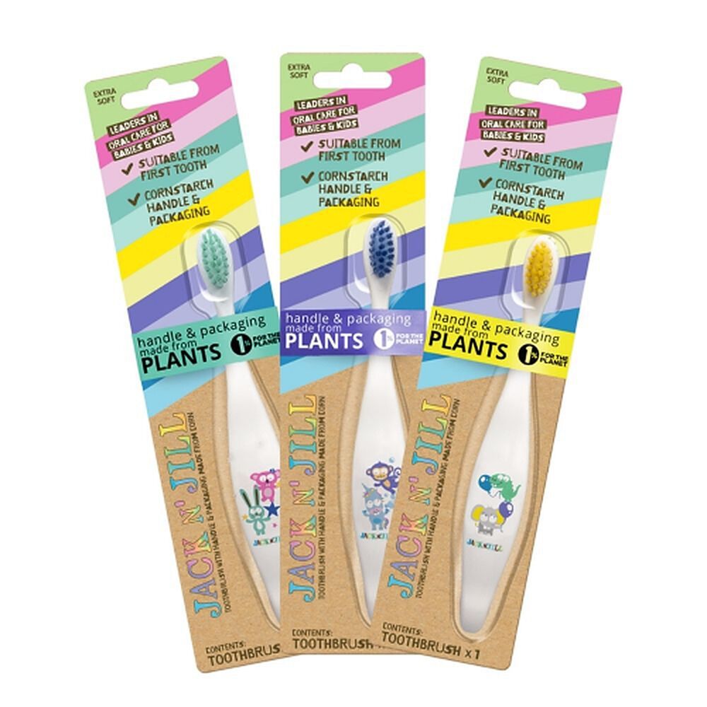 Jack N' Jill Kids Extra Soft Toothbrush Assorted x 8
