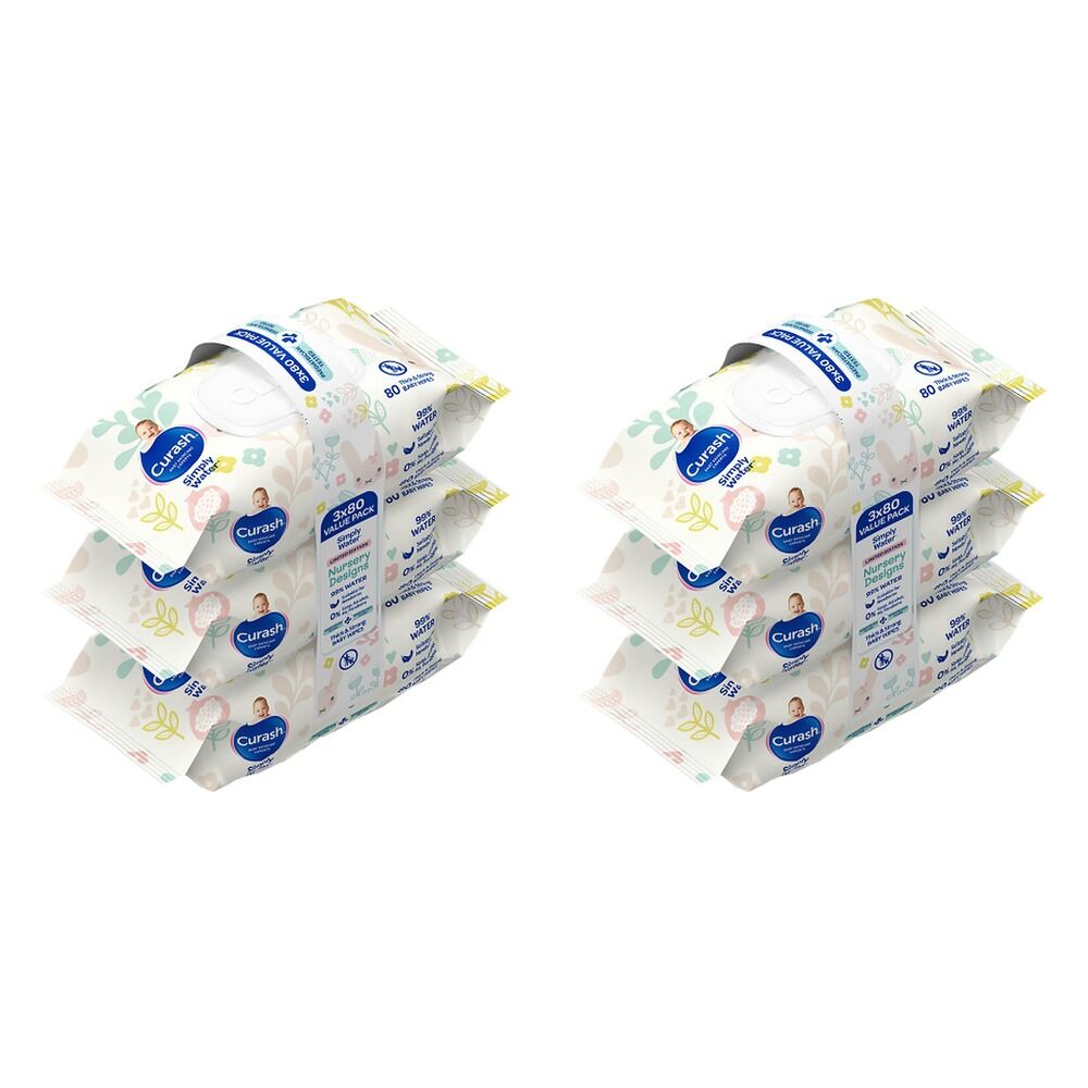 Curash Simply Water Limited Edition Nurs Pack of 2