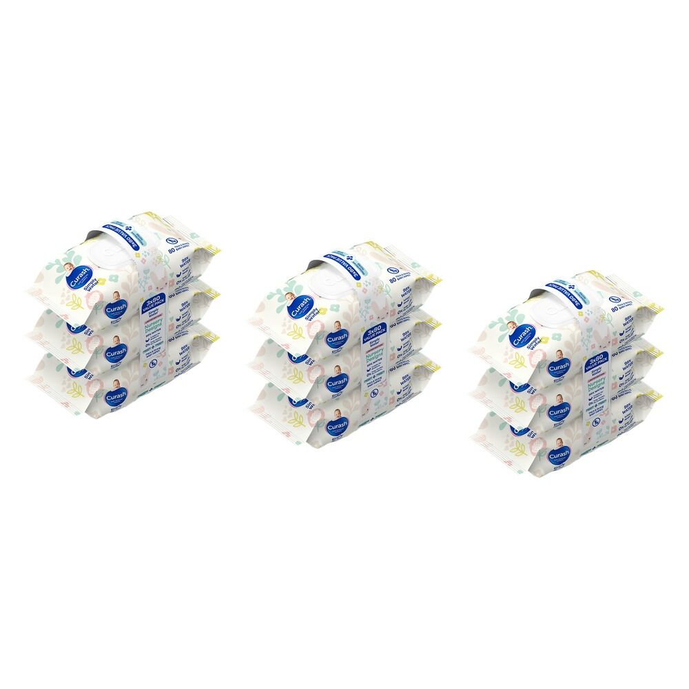 Curash Simply Water Limited Edition Nurs Pack of 3