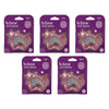 B.box Silicone Wrist Teether - Blush Pack of 5