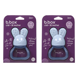 B.box Chill + Fill Teether - Lullaby Blue Pack of 2