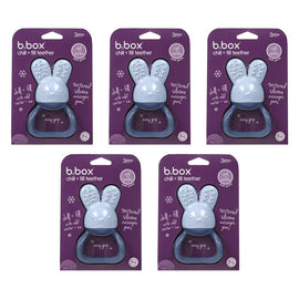 B.box Chill + Fill Teether - Lullaby Blue Pack of 5