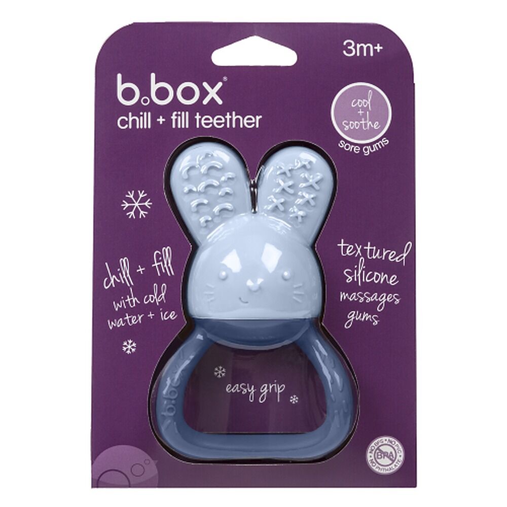 B.box Chill + Fill Teether - Lullaby Blue