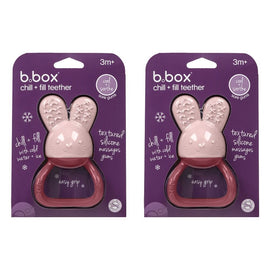 B.box Chill + Fill Teether - Blush Pack of 2
