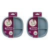 B.Box 2 in 1 Divider Suction Plate Ocean Pack of 2