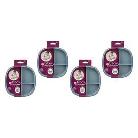 B.Box 2 in 1 Divider Suction Plate Ocean Pack of 4