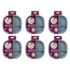 B.Box 2 in 1 Divider Suction Plate Ocean Pack of 6