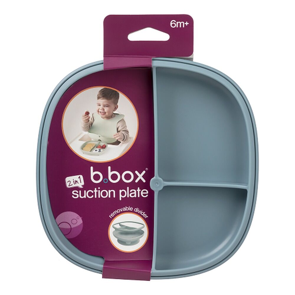 B.Box 2 in 1 Divider Suction Plate Ocean