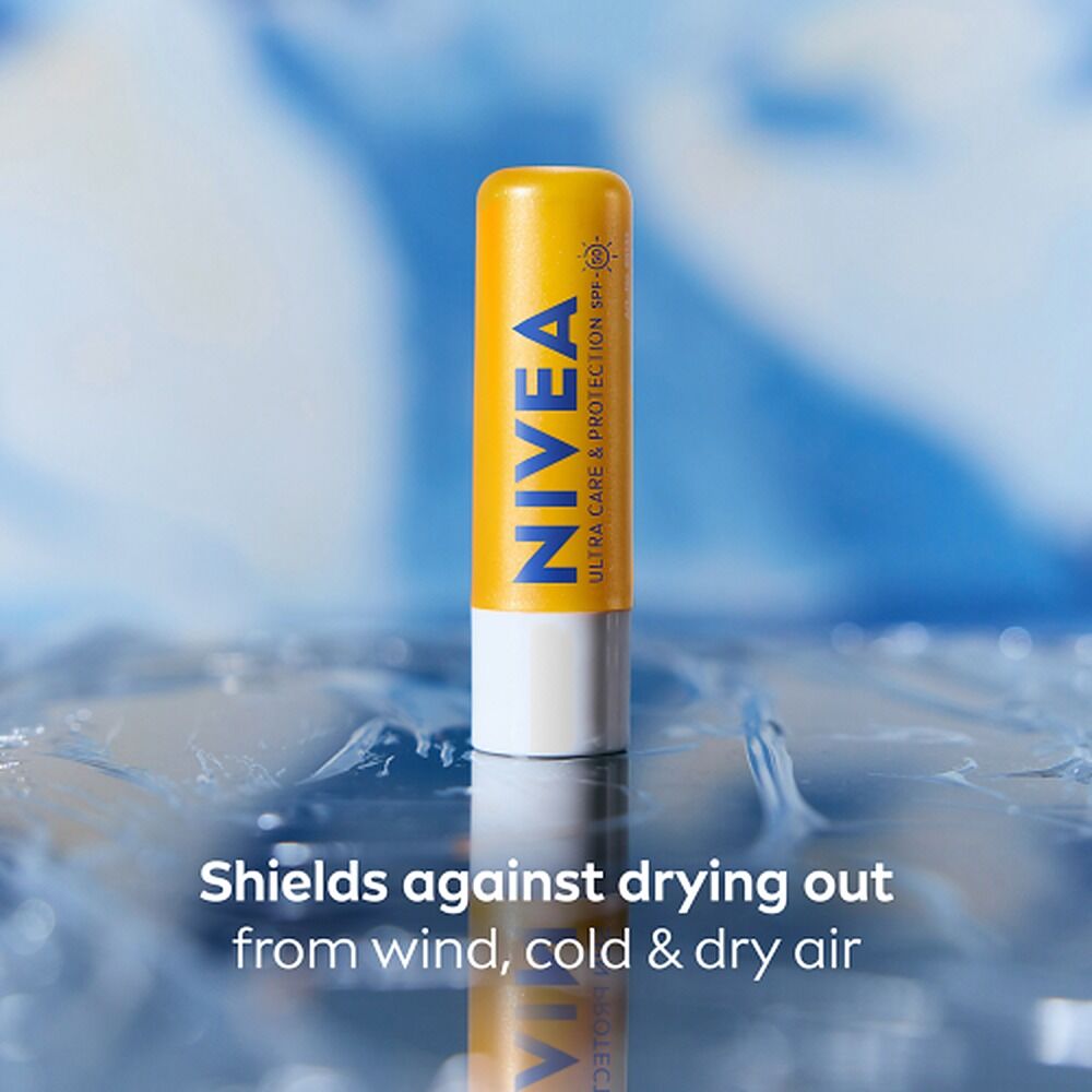 NIVEA Ultra Care & Protection Lip Balm SPF 50 4.8g x 8