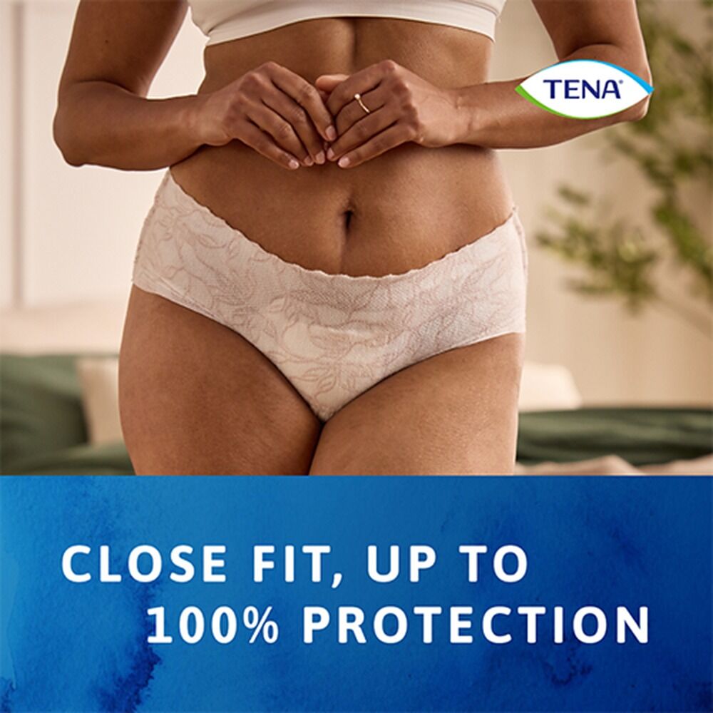 Tena Discreet Low Waist Underwear M Plus Blanc 12 Pack x 2