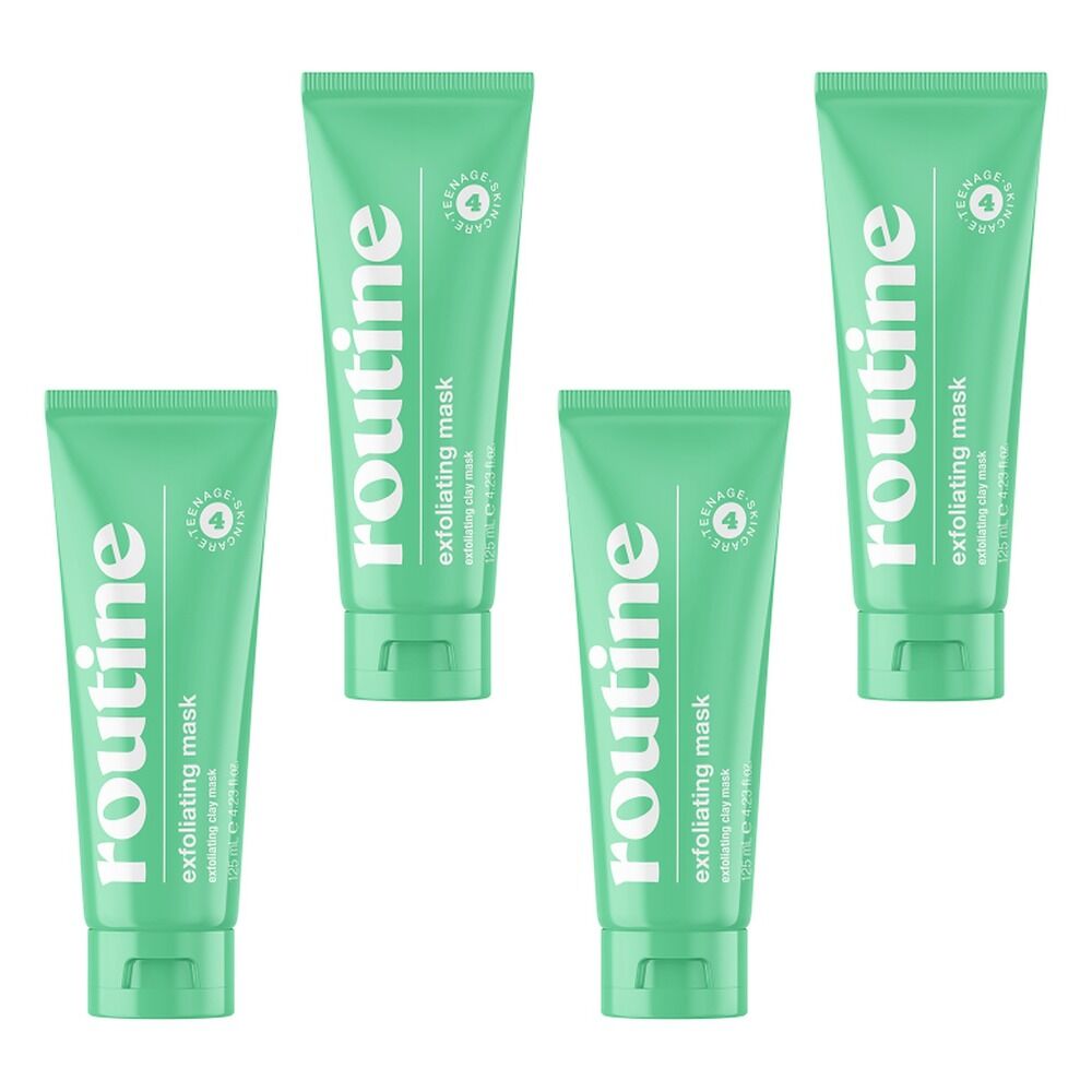 Routine Skin No. 4 Exfoliating Mask 125mL Pack of 4