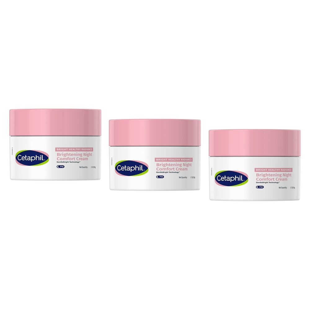 Cetaphil Bright Healthy Radiance Night Comfort Cream 50g Pack of 3