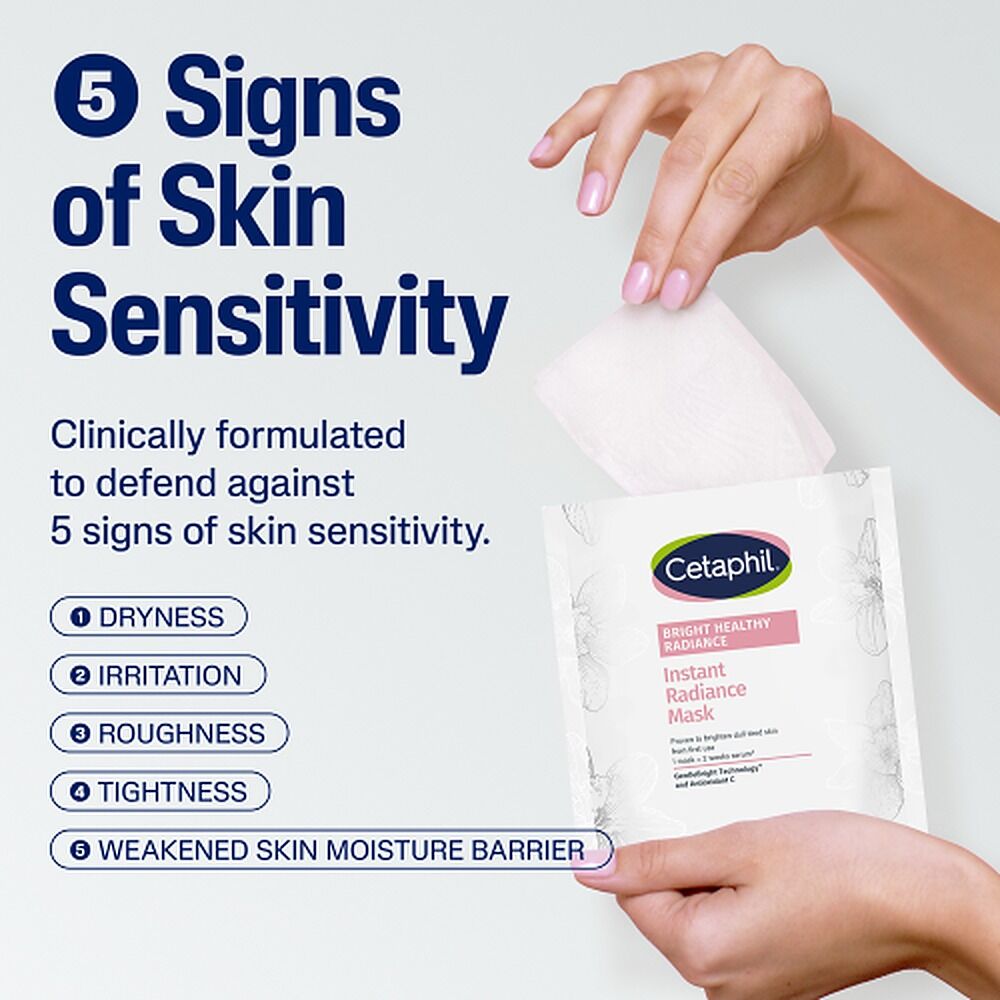 Cetaphil Bright Healthy Radiance Instant Radiance Sheet Mask 6 x 23mL