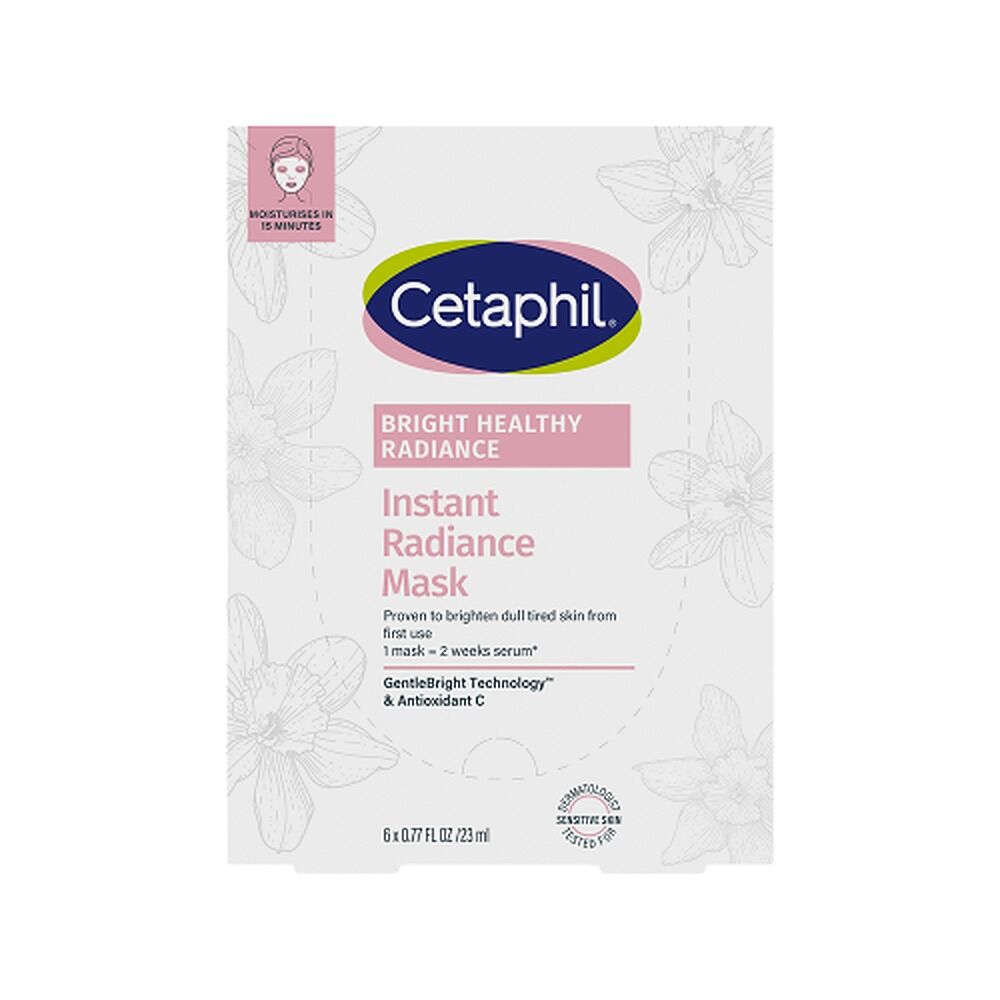 Cetaphil Bright Healthy Radiance Instant Radiance Sheet Mask 6 x 23mL