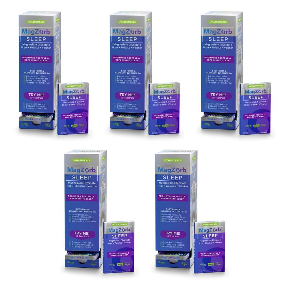 Magzorb Sleep Capsules 10 Pack x 24 Bundle of 5