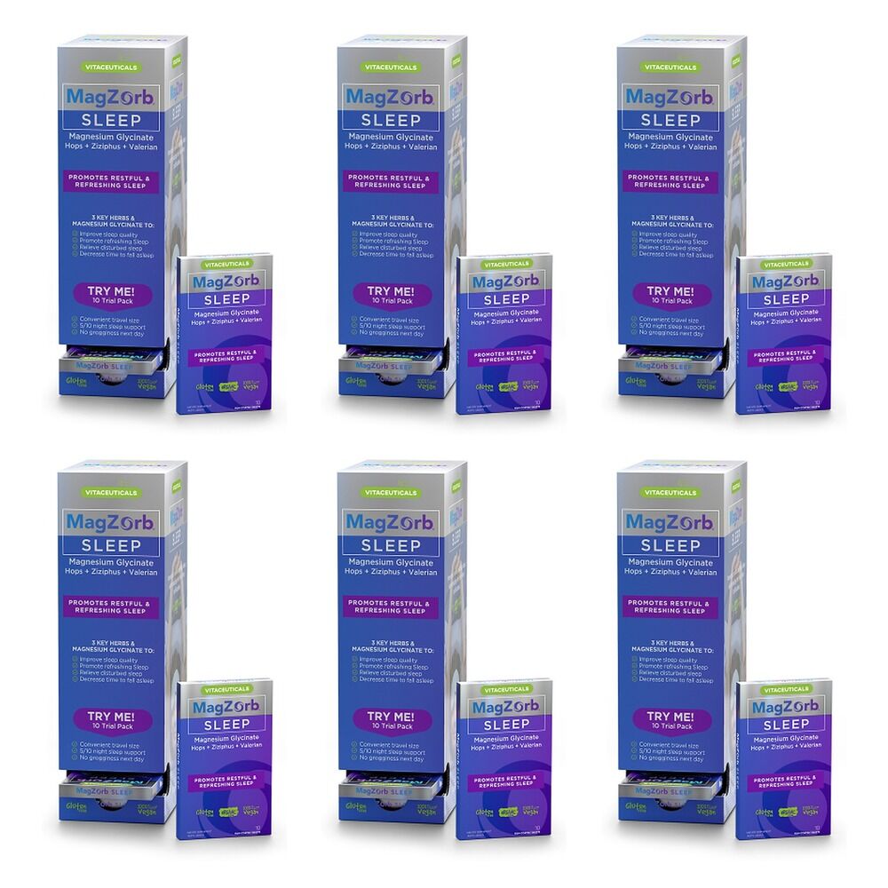 Magzorb Sleep Capsules 10 Pack x 24 Bundle of 6
