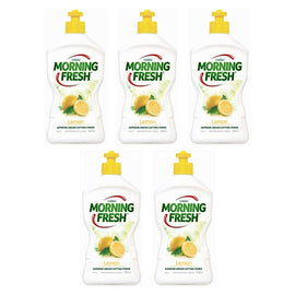 Morning Fresh Lemon Dishwashing Liquid 400mL x 12 Bundle of 5
