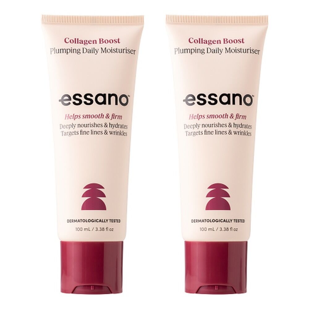 Essano Collagen Boost Plumping Daily Moisturiser 100mL Pack of 2