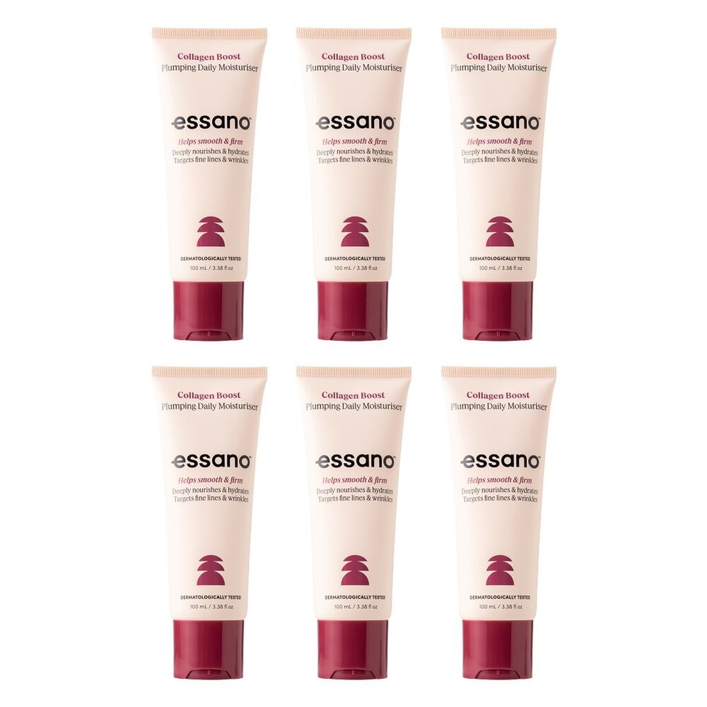 Essano Collagen Boost Plumping Daily Moisturiser 100mL Pack of 6