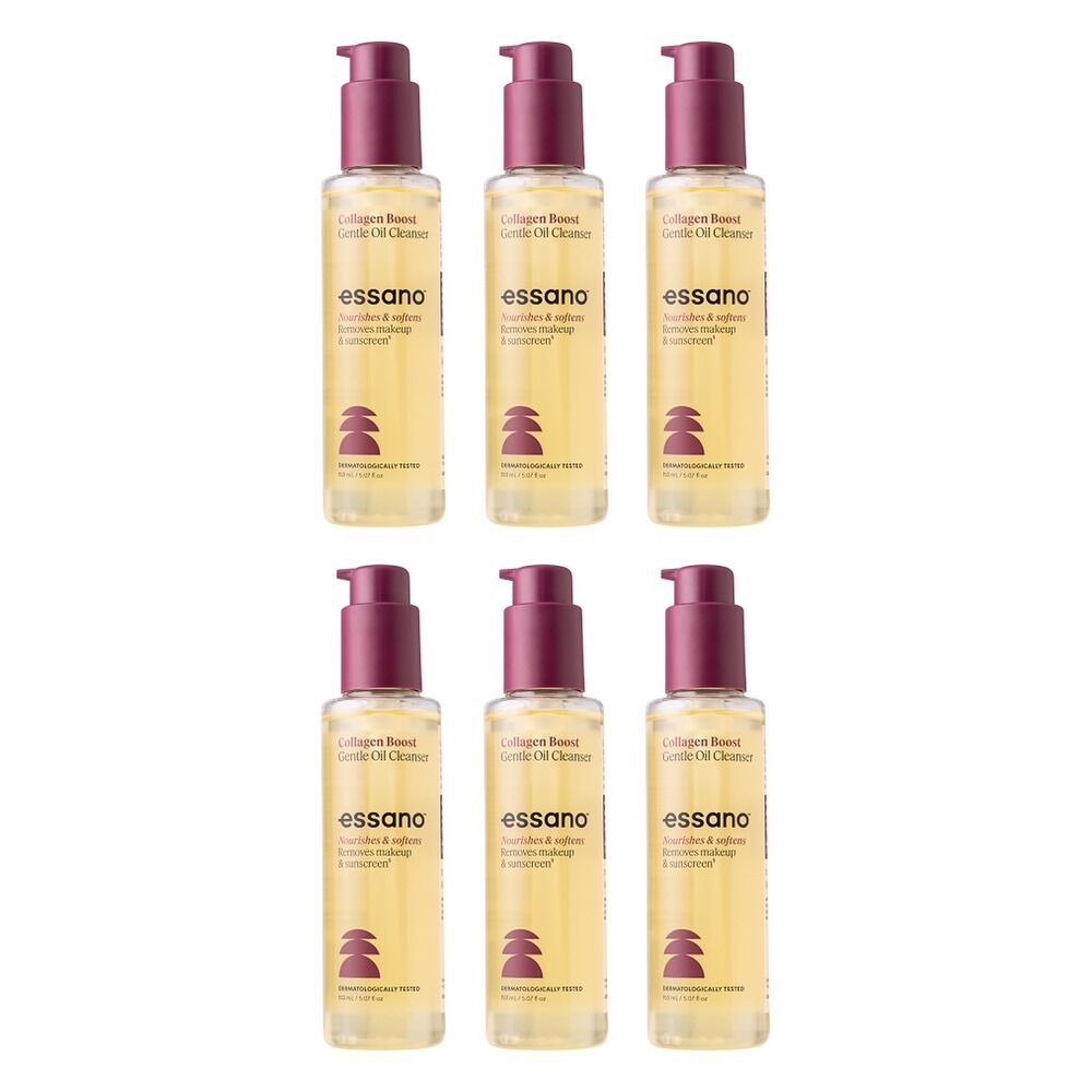 Essano Collagen Boost Gentle Oil Cleanser 150mL Pack of 6