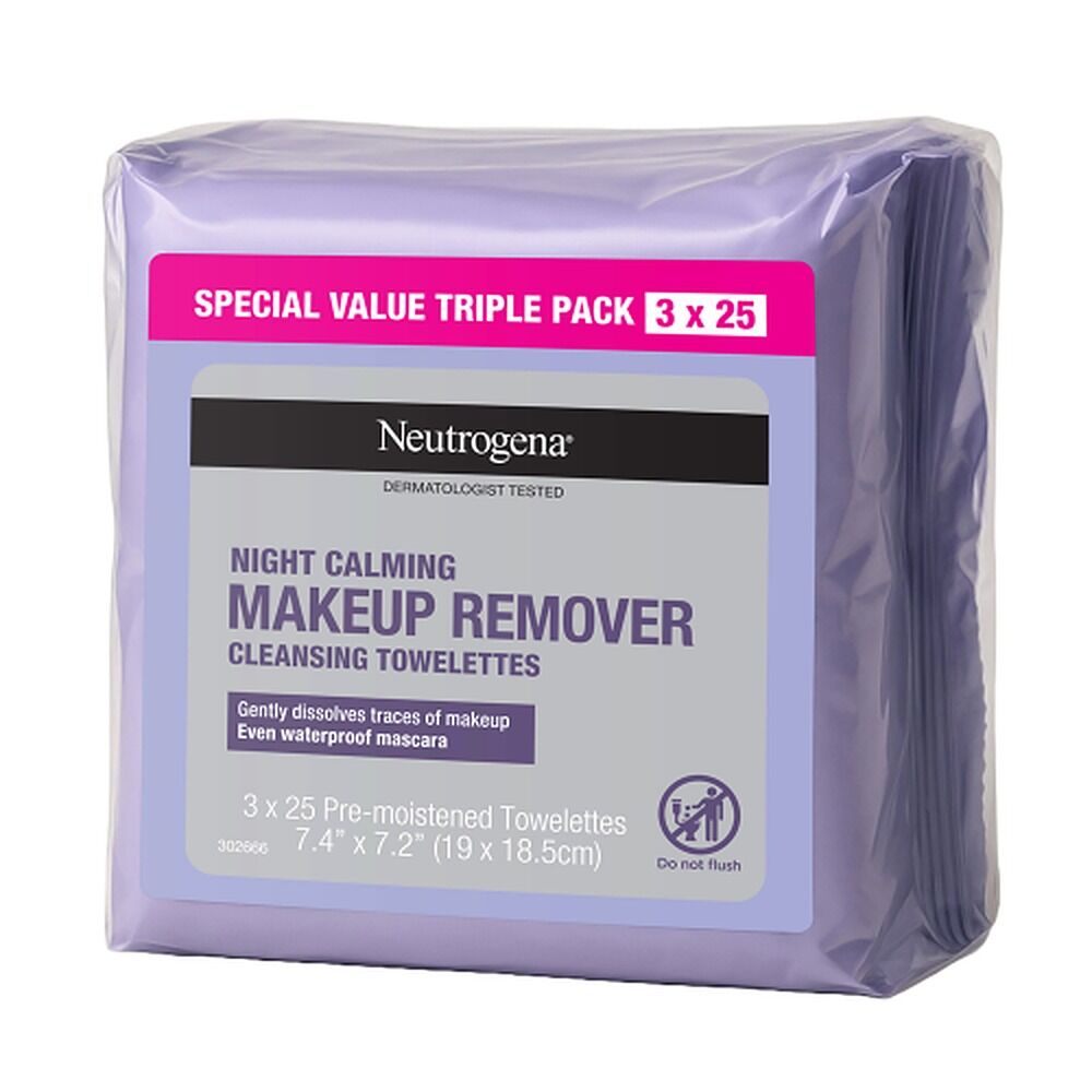 Neutrogena Night Calming Wipes Triple Pack
