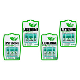 Listerine PocketPaks Fresh Burst Oral Strips 72 Pack x 6 Bundle of 4