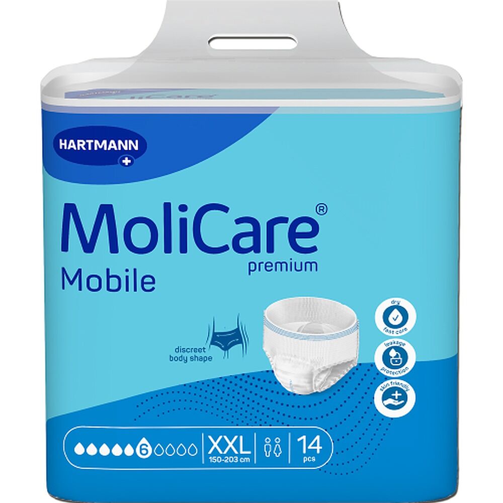 MoliCare Premium Mobile 6 Drops Incontinence Pants Size XXL 14 Pieces